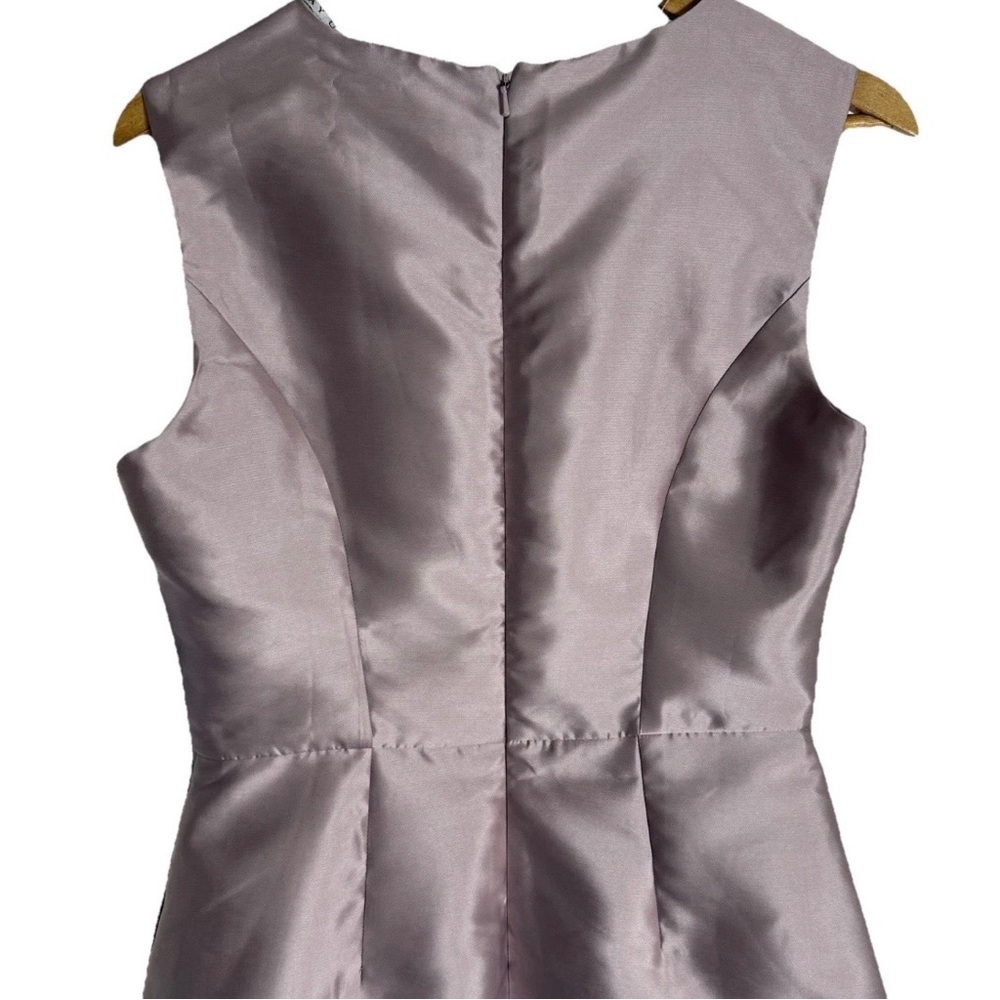 NEW, Kay Unger Aurelia Floral Sleeveless V-Neck Taffeta Gown Size 4 w/ Pockets - Picture 12 of 13